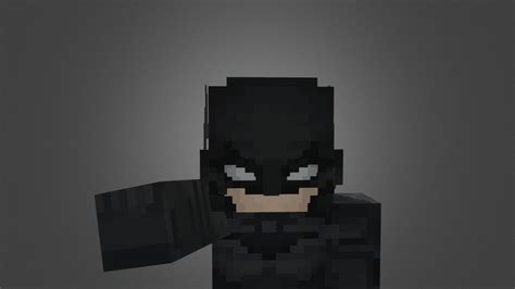 Batman Minecraft Download Free 3d Model By P3dro Nixye Pedrobhz45