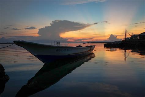 Free Images Indonesia Sky Reflection Water Transportation Cloud