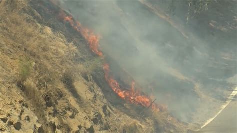 Ksee 24 News Fire Crews Battle Mineral Fire And Take Covid 19