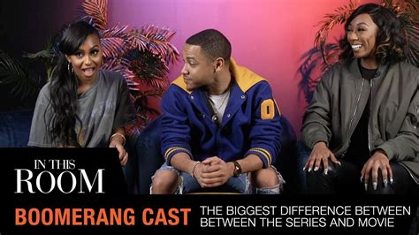 Directed by stuart flack and written by tommy stovall, room for rent takes you on a journey into the twisted mind of a grieving widow and her delusional methods to cope with her loneliness. The Cast Of BET's Boomerang Breaks Down The Biggest ...