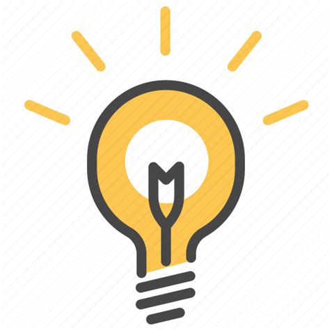 Creative Idea Light Bulb Think Thinking Icon Download On Iconfinder