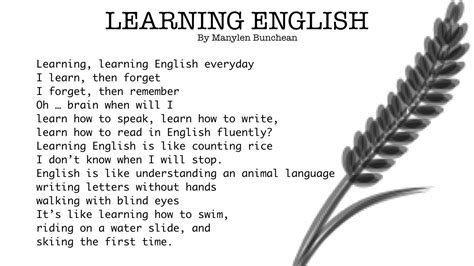 Original Poem Learning English Youtube