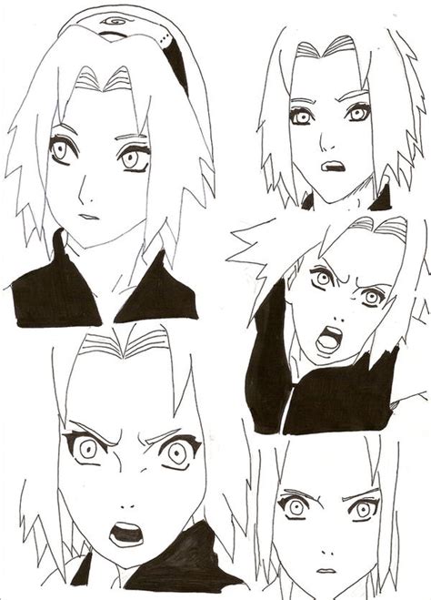 Konoha Sketches Sakura Haruno By Evangeline90 On Deviantart