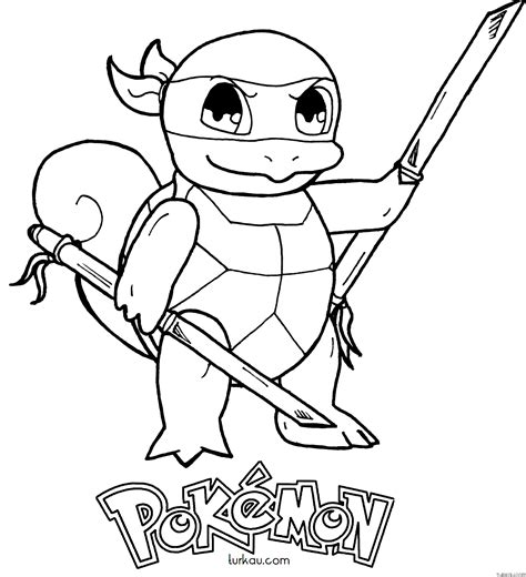 Pokemon Pikachu Charmander Bulbasaur Squirtle Coloring Page Youtube