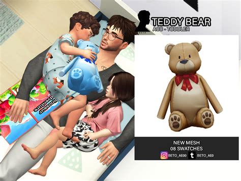 The Sims Resource Teddy Bear Acc