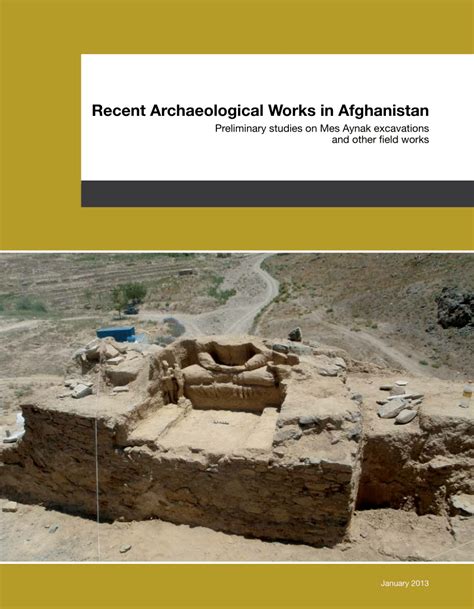 Pdf Preliminary Results From Sites 005 And 034 Mes Aynak Afghanistan
