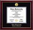 Duke University School of Medicine Diploma Frame [62428] - $219.95 ...