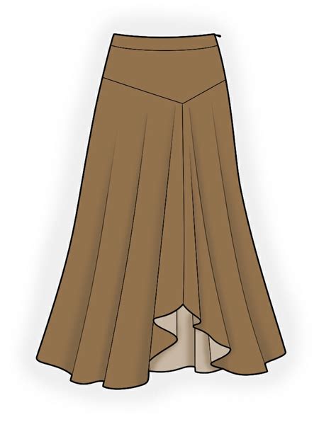 Long Skirt Sewing Pattern 4186 Made To Measure Sewing Pattern From