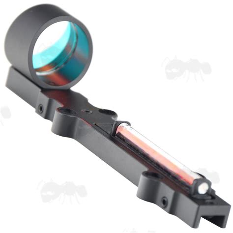 Solid Ventilated Shotgun Rib Fiber Optic Reflex Sight UK Freepost