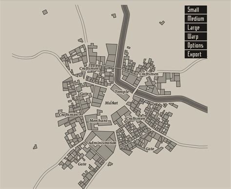 Untitled — Procedurally Generated Maps Of Medieval Cities