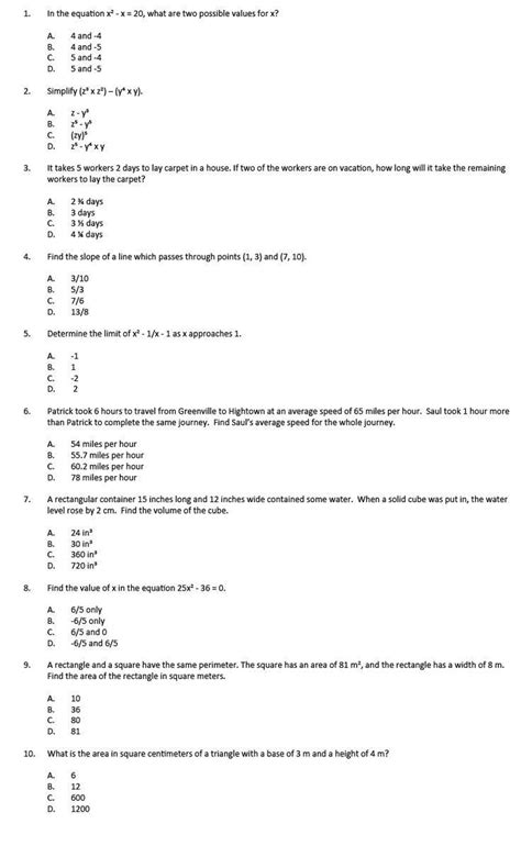 Ged Worksheets And Answer Key Preschool Worksheets