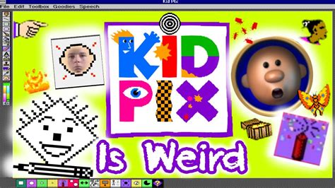 Kid Pix Was A Weird Program Youtube