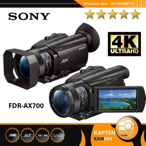 Jual Sony Fdr Ax700 4k Camcorder Di Lapak Kapten Kamera Bukalapak