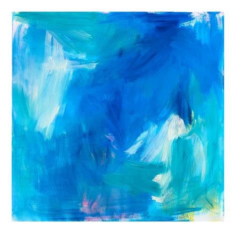 Blue Tropics By Trixie Pitts Large Abstract Oil Painting In 2020