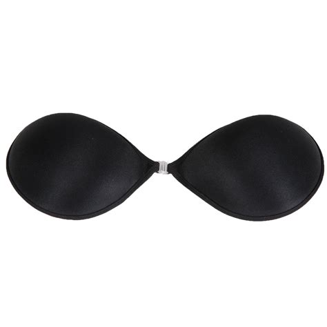 Ekoauer Womens Invisible Silicone Self Adhesive Backless Strapless Push