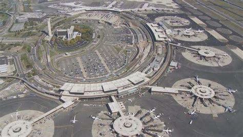 Aerial View Newark Airport Stock Video Footage Dissolve