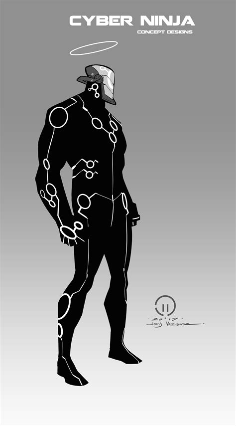 Joey Vazquez Cyber Ninja Concepts Character Design