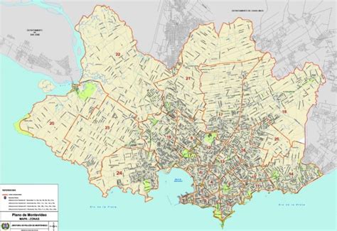 Mapas Y Planos Del Departamento De Montevideo Para Descargar