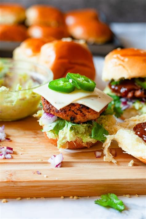 Barbecue Turkey Burger Sliders On Ty S Plate