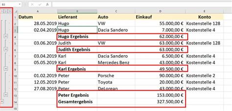 Excel Tabellen Gruppieren Gliedern So Geht S