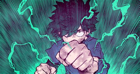 I Colored A Panel Of Deku From The Manga Its Not As Great As Some Of