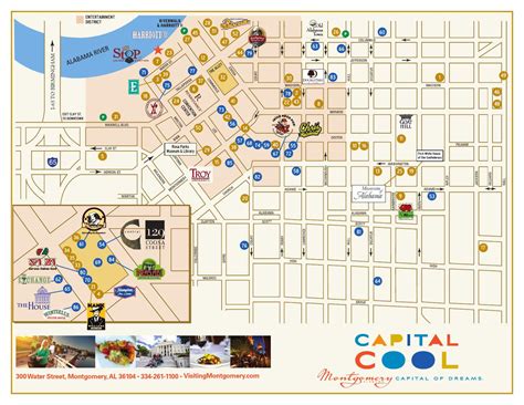 Downtown Mgm Map Jan 2015 By Montgomery Area Chamber Of Commerce Issuu