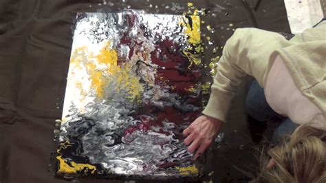 Abstract Art Painting Demo By Shari Kreller Suzy Youtube