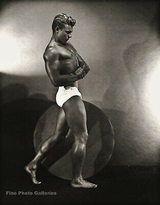 S Bruce Bellas Of L A Vintage Male Nude Classic Bodybuilder Photo Art X