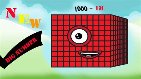Numberblocks 1 100 1000 10 000 1 Billion Draw And Counting By