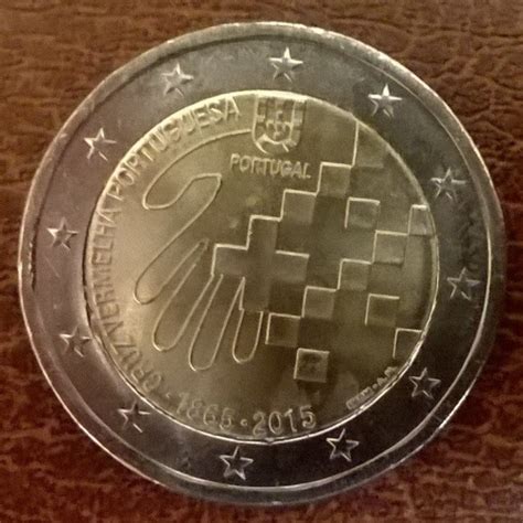 2 Euro Portugal 2015 150 Jahre Rotes Kreuz 2 Euro 2015 2 Euro