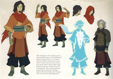 Avatar Wan From The Book 2 Art Book Avatar Wan Team Avatar Character Sheet Character Concept