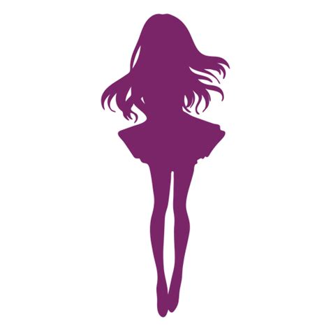 Skirt Anime Girl Silhouette Transparent Png And Svg Vector File