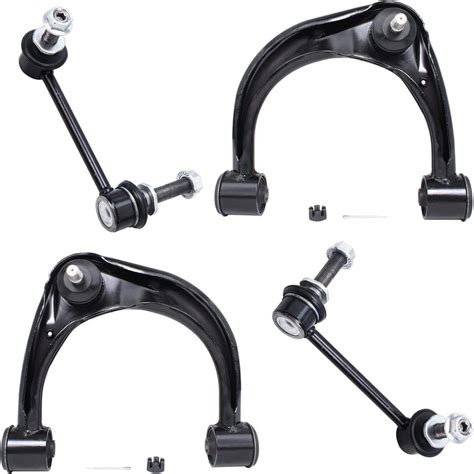 4pc Front Upper Control Arms Sway Bar Links Suspension Kit