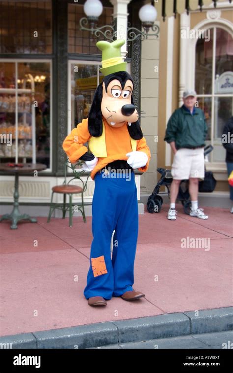 Goofy At Magic Kingdom At Walt Disney World Orlando Florida Fl Stock