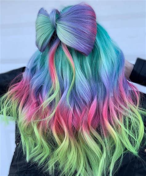 20 Stylish Rainbow Hair Styles You Need To Have Women Fashion