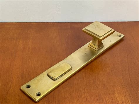 Antique Bronze Door Handle Vintage Brass Door Handle Doorknob 1910s