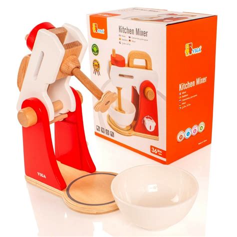 That's precisely what our wooden kitchen playset aims to do for kids aged three and older. Wooden Childrens/Kids Kitchen Food Mixer Appliance Pretend ...