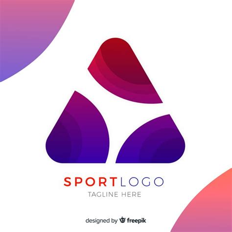 Abstract Sports Logotype Template Free Vector