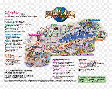 Universal Studios Singapore Park Map