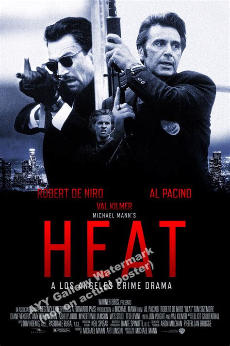 Heat 1995 Movie Poster Size 24x36 Ebay