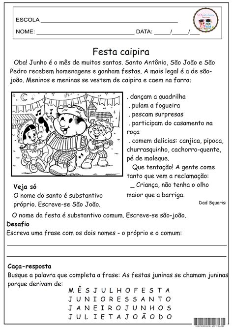 Texto Sobre Festa Junina Interpreta O O Ano Educa