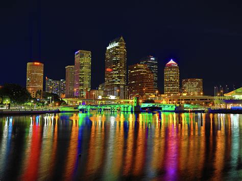 Tampa Skyline In Color 1 Photograph By James Frazier Fine Art America