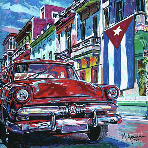 Old Havana Painting By Maria Arango Pixels