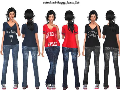 Awesomesims4s Baggyjeansset