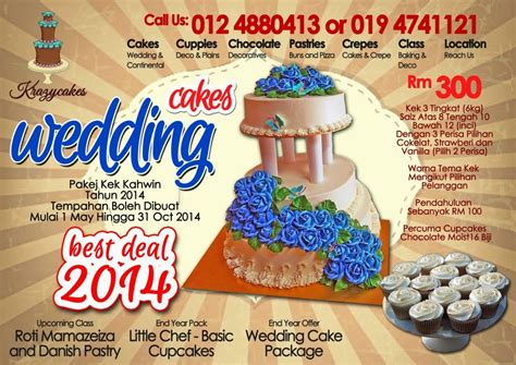 Tempahan kursus kahwin online bagi warga kuala lumpur dan putrajaya kini dibuka. Krazy Cakes (Homemade Cakes Sungai Petani): pakej kek ...
