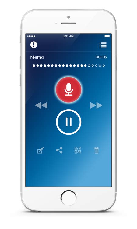 Since you download this app, you can appoint any number of recordings to be made in high quality! Philips Voice recorder app for iPhone or Android
