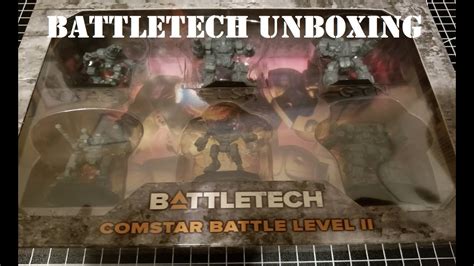 Battletech Comstar Battle Level Ii Unboxing Youtube