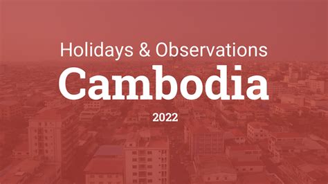 Cambodia 2022 July Calendar Fairfield Calendar 2022