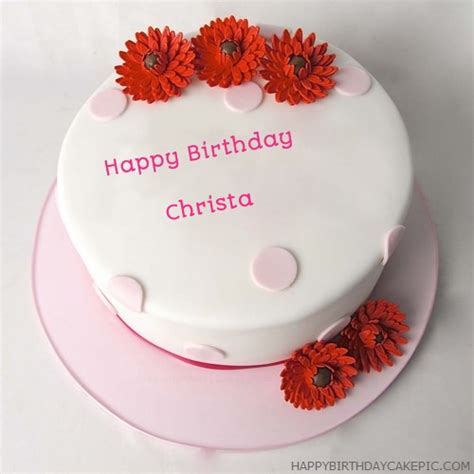 Happy Birthday Cake For Christa