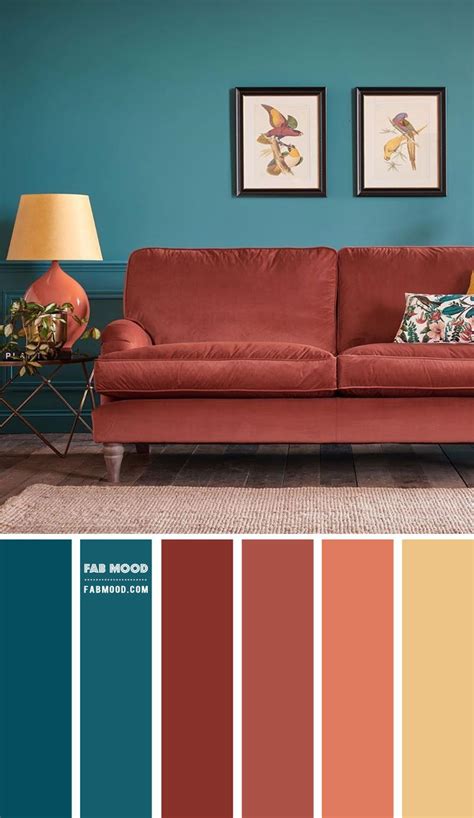 Brick And Teal Living Room Colour Scheme Teal Living Rooms Teal Living Room Colors Color